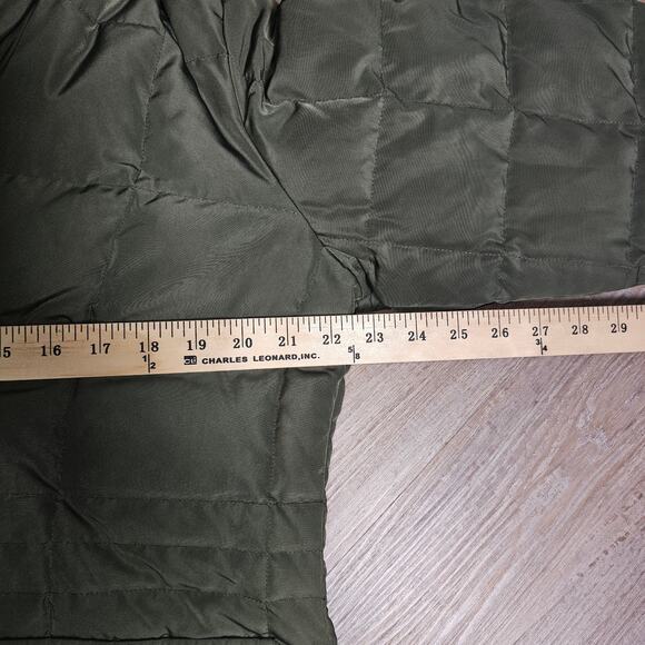 Eddie Bauer Waterfowl Down Parka Coat Removeable Fur and Hood Warm Large - Picture 4 of 9